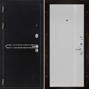 Входная металлическая дверь Президент S1Z Uno (Графит с блестками антик/Chiaro (Ral 9003))