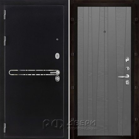 Входная металлическая дверь Президент S1Z Trend (Графит с блестками антик/Grigio (Ral 7015))