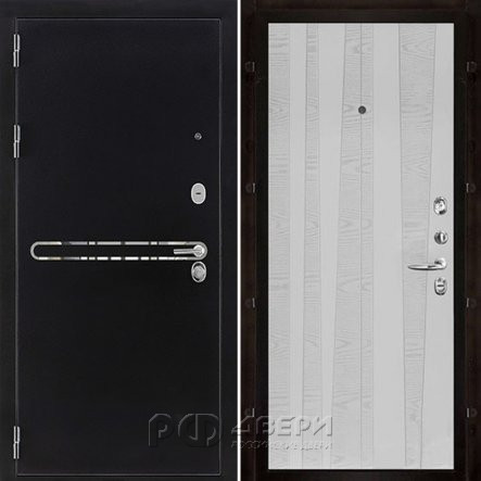Входная металлическая дверь Президент S1Z Trend (Графит с блестками антик/Chiaro Patina Argento (Ral 9003))