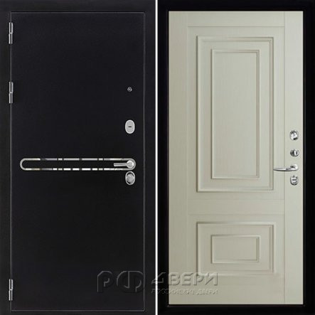 Входная металлическая дверь Президент S1Z 62002 (Графит с блестками антик/Светло-серый бархат)