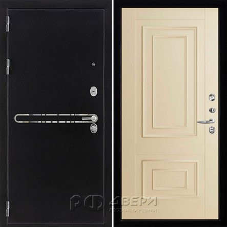 Входная металлическая дверь Президент S1Z 62002 (Графит с блестками антик/Керамик Серена)