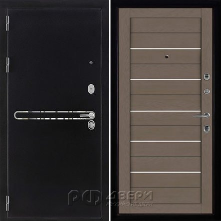 Входная металлическая дверь Президент S1Z LIGHT 2127 (Графит с блестками антик/Тортора Soft)