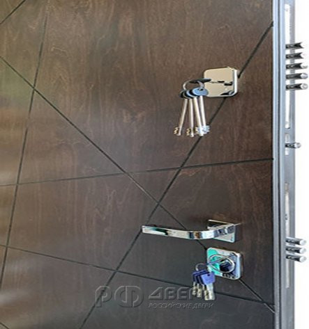 Входная металлическая дверь Вегас Uno (Лиственница мореная/Chiaro (Ral 9003))