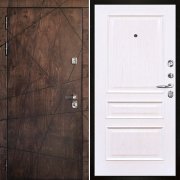 Входная металлическая дверь Вегас Милан (Лиственница мореная/Ясень жемчуг)