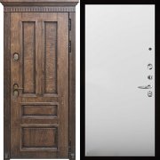 Входная металлическая дверь Голиаф Aurum (Лиственница мореная/Манхэттен гладкий)