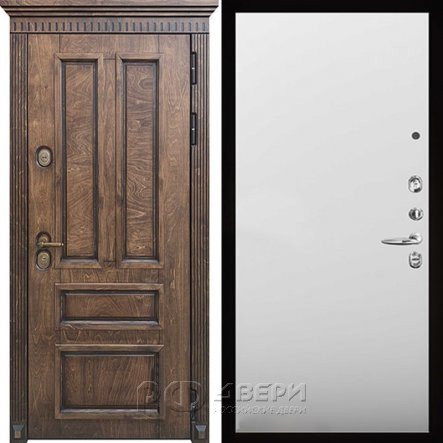 Входная металлическая дверь Голиаф Aurum (Лиственница мореная/Манхэттен гладкий)