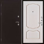 Входная металлическая дверь Термо 3 Премьера (Антик медь/Белая патина)