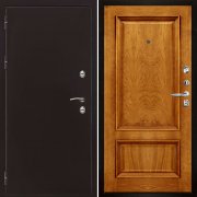 Входная металлическая дверь Термо 3 Корсика (Антик медь/Дуб Patina Antico)