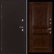 Входная металлическая дверь Термо 3 Виктория (Антик медь/Античный орех)