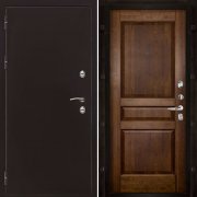 Входная металлическая дверь Термо 3 Гармония (Антик медь/Античный орех)