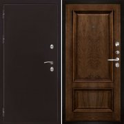 Входная металлическая дверь Термо 3 Корсика (Антик медь/Дуб Brandy)
