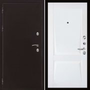 Входная металлическая дверь Термо 3 Perfecto (Антик медь/Белый бархат)