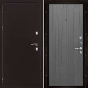 Входная металлическая дверь Термо 3 Trend (Антик медь/Grigio (Ral 7015))
