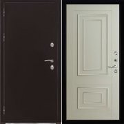 Входная металлическая дверь Термо 3 62002 (Антик медь/Светло-серый Серена)
