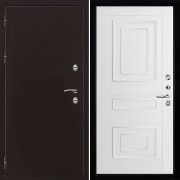 Входная металлическая дверь Термо 3 62001 (Антик медь/Белая Серена)