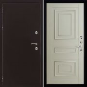 Входная металлическая дверь Термо 3 62001 (Антик медь/Светло-серый Серена)