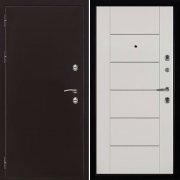 Входная металлическая дверь Термо 3 LIGHT MD 003 (Антик медь/Белый ясень)