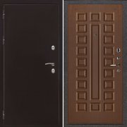 Входная металлическая дверь Термо 3 Стандарт (Антик медь/Орех темный)