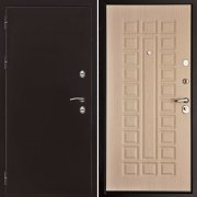 Входная металлическая дверь Термо 3 Стандарт (Антик медь/Беленый дуб)