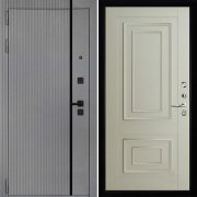 Входная металлическая дверь Президент Лайн Титан 62002 (Силк Титан/Светло-серый Серена)