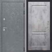 Входная металлическая дверь ART S8 Ultima 117 (Бетон темный/Бетон темный)