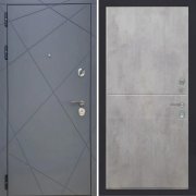 Входная металлическая дверь ART 50 Ultima 290 (Серый мат/Бетон темный)