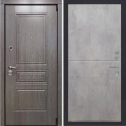 Входная металлическая дверь ART 42 Ultima 290 (Лиственница серая/Бетон темный)