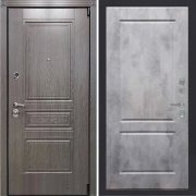 Входная металлическая дверь ART 42 Ultima 117 (Лиственница серая/Бетон темный)