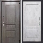 Входная металлическая дверь ART 42 Ultima 117 (Лиственница серая/Бетон светлый)