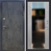 Входная металлическая дверь Optima 16 (Бетон темный/Зеркало бетон темный)