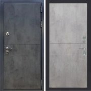 Входная металлическая дверь Optima 290 (Бетон темный/Бетон темный)