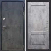 Входная металлическая дверь Optima 117 (Бетон темный/Бетон темный)