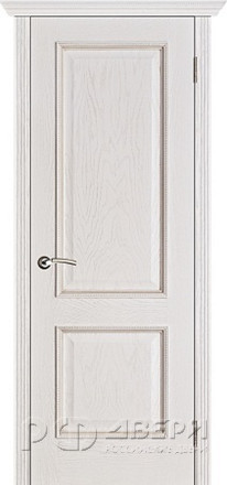 Межкомнатная дверь Шервуд тон 17 ПГ (Белая Патина)