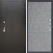 Входная металлическая дверь ART S1 21 (Антик темное серебро/Бетон светлый)