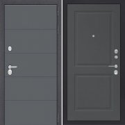 Входная металлическая дверь ART S5 11 (Графит софт/Графит матовый)
