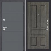 Входная металлическая дверь ART S5 10 (Графит софт/Филадельфия графит)