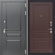 Входная металлическая дверь ART S6 03 (Альберо Грей/Орех премиум)