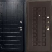 Входная металлическая дверь Сенатор ПЛЮС ALBERO BLACK Стандарт (Альберо Блэк/Венге)