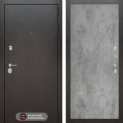 Входная металлическая дверь Silver 24 (антик темное серебро/бетон светлый)