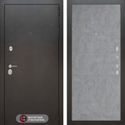 Входная металлическая дверь Silver 21 (антик темное серебро/бетон светлый)