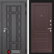 Входная металлическая дверь New york 03 (венге/орех премиум)