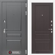 Входная металлическая дверь Platinum 03 (альберо грей/орех премиум)