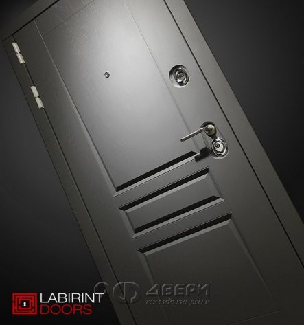 Входная металлическая дверь Platinum 03 (альберо грей/орех премиум)