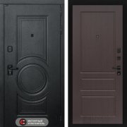 Входная металлическая дверь Grand 03 (альберо блэк/орех премиум)