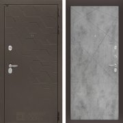 Входная металлическая дверь Smoky 24 (смоки софт/бетон светлый)