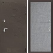 Входная металлическая дверь Smoky 21 (смоки софт/бетон светлый)