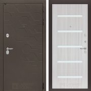 Входная металлическая дверь Smoky 01 (смоки софт/сандал белый)