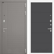 Входная металлическая дверь Forma 13 (шато латте/графит софт)