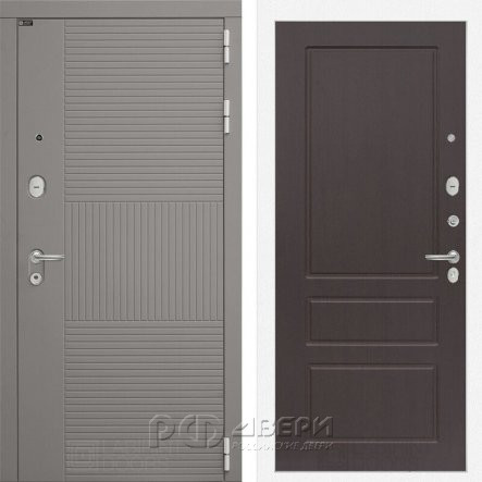 Входная металлическая дверь Forma 03 (шато латте/орех премиум)
