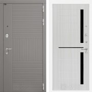 Входная металлическая дверь Forma 02 (шато латте/сандал белый)